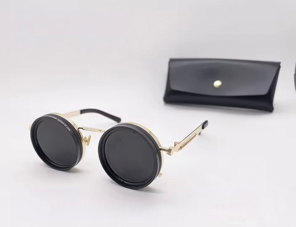 Handmade ND9 Adjustable Dimming Sunglasses Retro (UV400 Polarized)