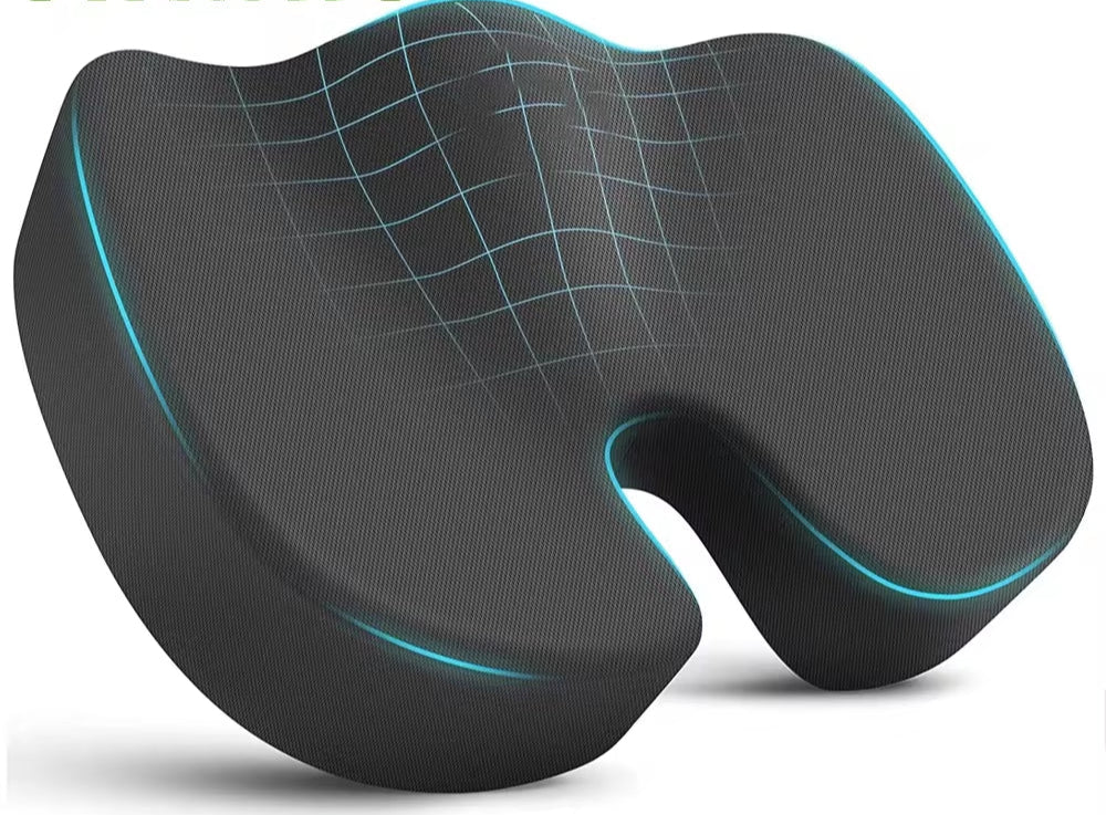 1Pcs Coccyx Seat Cushion Memory Foam U-Shaped Pillow for Chair Cushion Pad Car Office for Tailbone Pain Massage Pillow